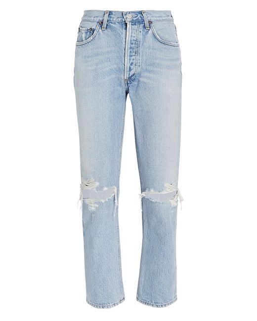Agolde Denim Riley High-rise Cropped 