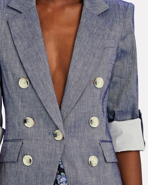 Veronica Beard Linen Kelson Chambray 