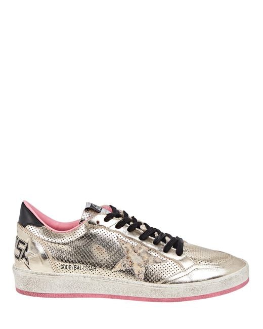 golden goose metallic sneakers