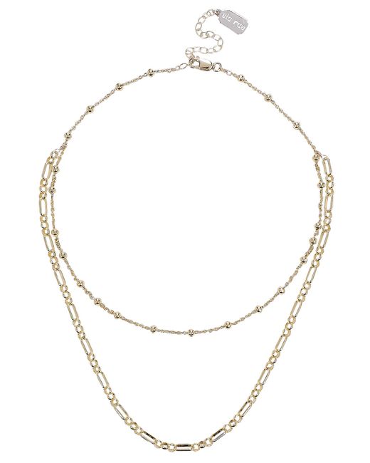 Ela Rae Double Layer Chain Necklace in 