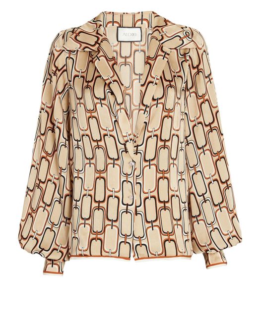 Alexis Reyson Chain-link Button-down Blouse | Lyst