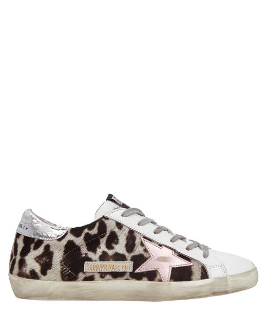 golden goose cowhide sneakers