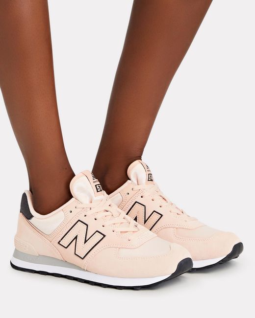 New Balance Classic 574 Core Sneakers in Blush (Pink) | Lyst