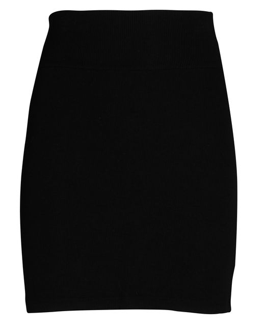 Enza Costa Silk Knit Bandeau Mini Skirt 