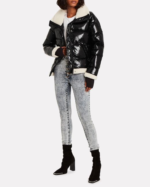Sam. Willa Shearling-trimmed Down 