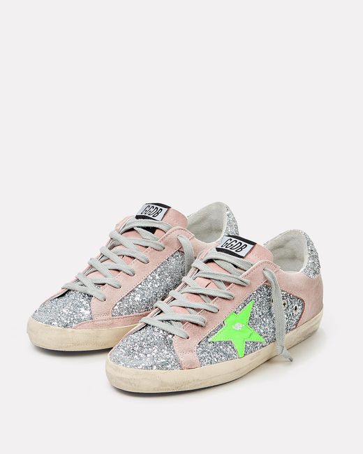 Golden goose shop neon pink