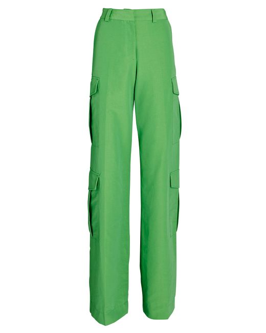AKNVAS Eve Cottonblend Cargo Pants in Green Lyst