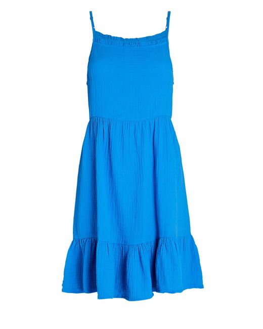 Rails Candice Cotton Gauze Mini Dress in Blue | Lyst