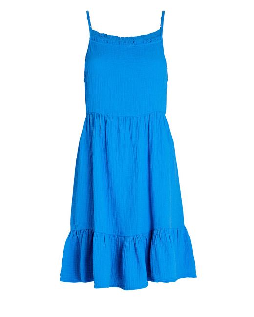 Rails Candice Cotton Gauze Mini Dress in Blue Lyst