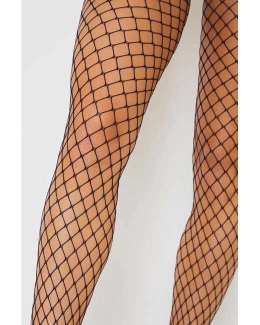 In The Style Brown Fishnet Tights