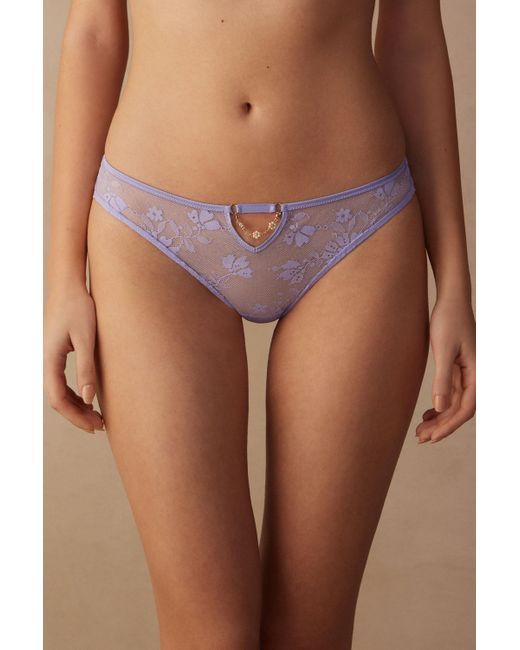 Intimissimi Cover Me In Daisies Brazilian Briefs in Pink | Lyst UK