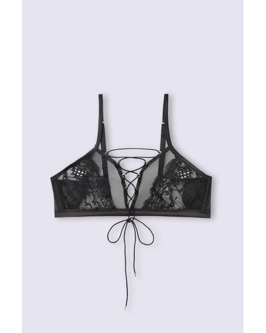 Intimissimi Sinful Fantasies Triangle Bra in Brown | Lyst