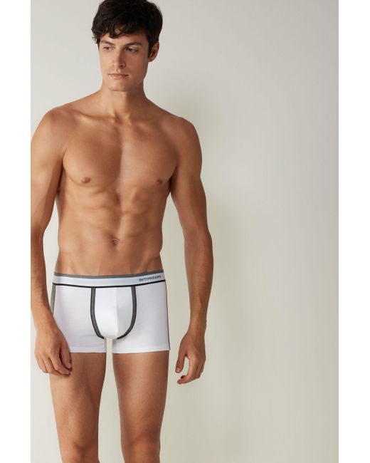 Bóxer Intimissimi de Algodón de color Blanco para hombre - Lyst