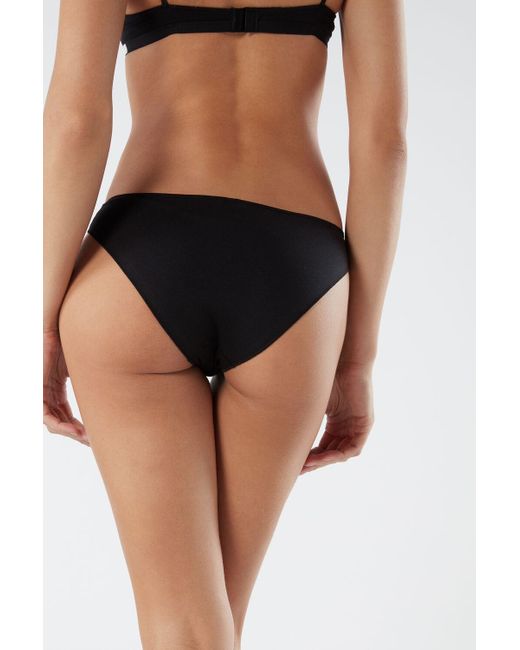 black cotton panties