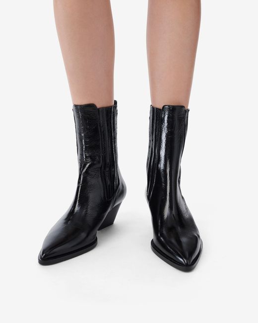 BOTTINES EN CUIR IRO en coloris White