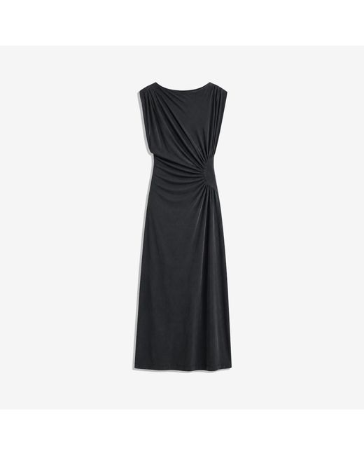 ROBE LONGUE DRAPÉE IRO en coloris Black