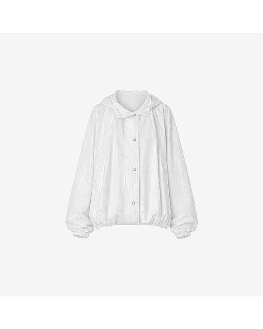 IRO White Adjustable Hooded Parka