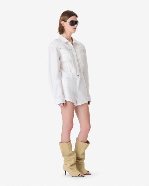 COMBISHORT AMPLE IRO en coloris White