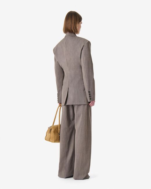 IRO Gray Fitted Tailored Jacket