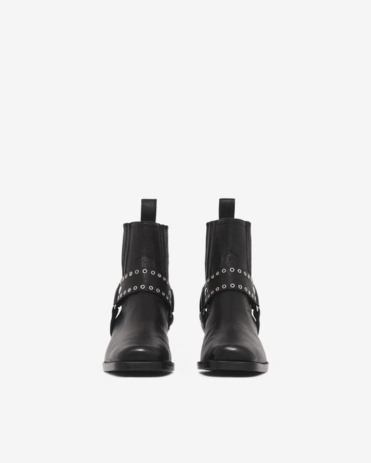 BOTTINES EN CUIR IRO en coloris White