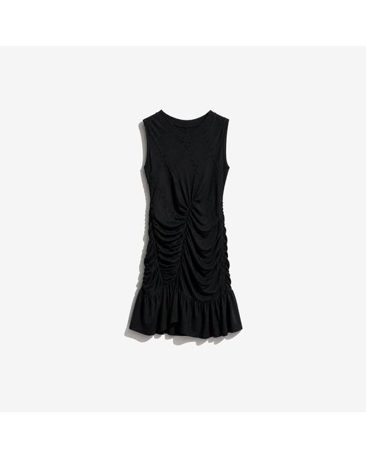 ROBE COURTE TEXTURÉE IRO en coloris Black