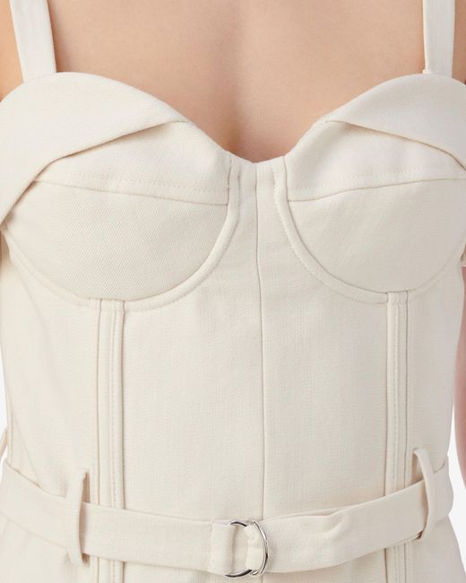 TOP BUSTIER CEINTURÉ IRO en coloris White