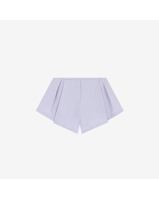 MINI SHORT PLISSÉ IRO en coloris Purple