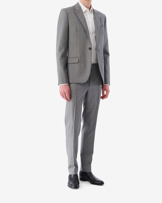 VESTE DE COSTUME EN LAINE IRO pour homme en coloris Gray