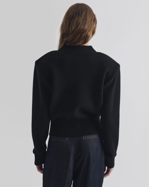 IRO Blue Sweater With Structured Shoulders
