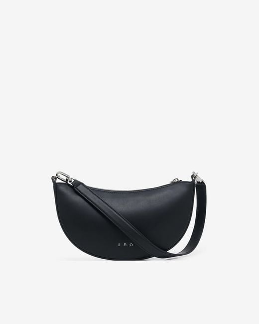 IRO Black Iri Arc Leather Bag