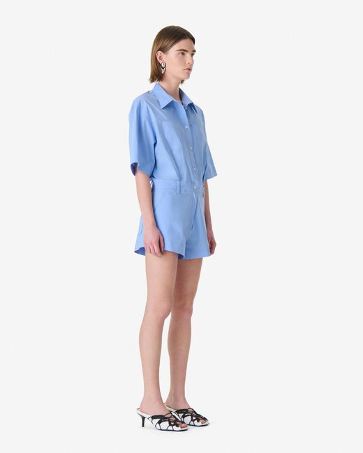 COMBISHORT AMPLE IRO en coloris Blue