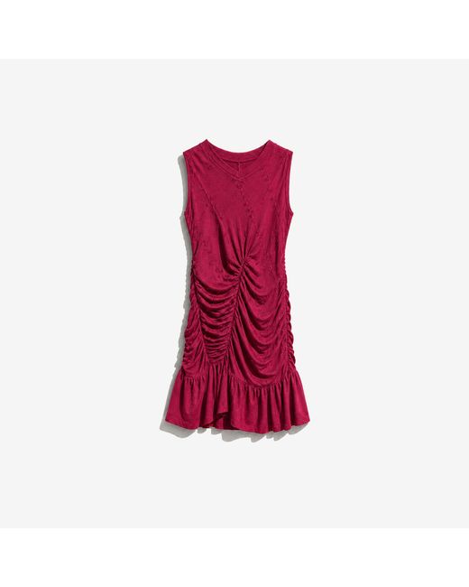 ROBE COURTE TEXTURÉE IRO en coloris Red