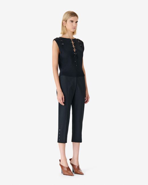 IRO Blue Capri Pants