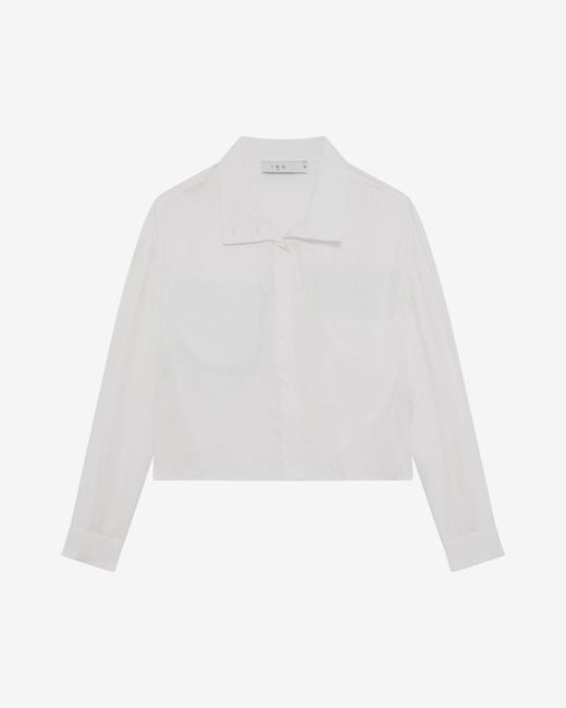 CHEMISE COL MONTANT IRO en coloris White