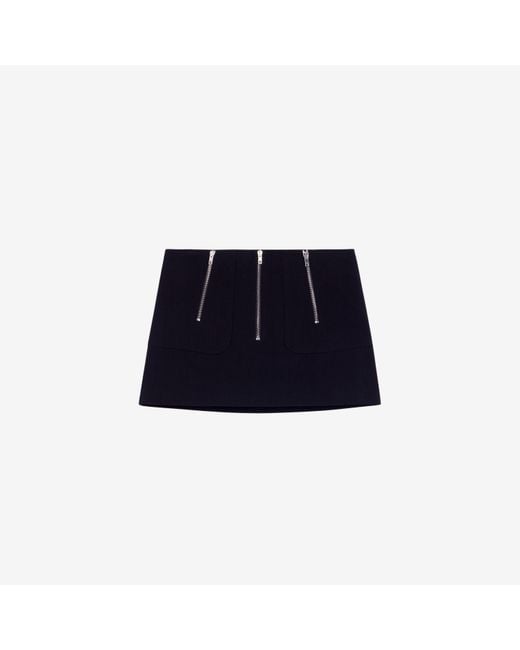 IRO Black Structured Mini Skirt