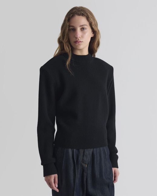 IRO Blue Sweater With Structured Shoulders