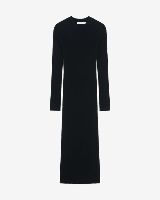 ROBE LONGUE EN CACHEMIRE LIETTE IRO en coloris Black