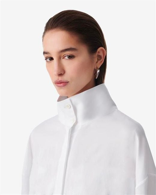 CHEMISE COL MONTANT IRO en coloris White