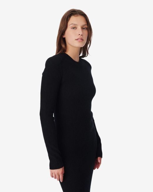 ROBE LONGUE EN CACHEMIRE LIETTE IRO en coloris Black