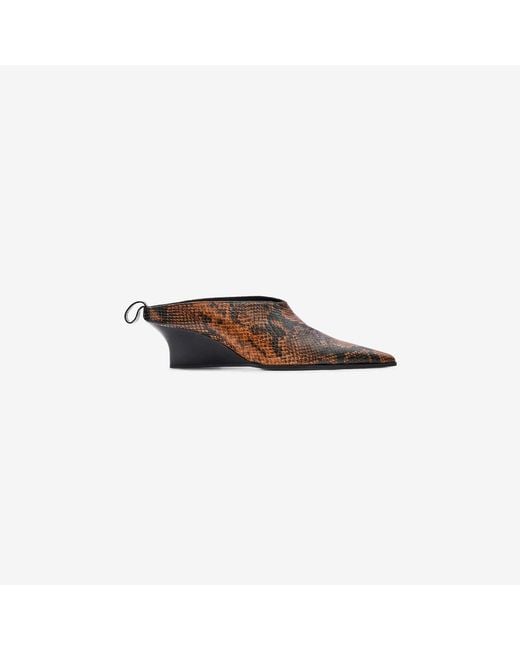 IRO Multicolor Python Heeled Mules