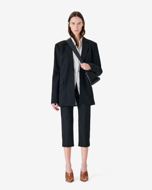 IRO Blue Oversized Tailored Jacket