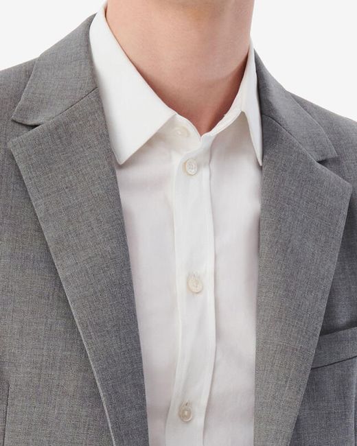 VESTE DE COSTUME EN LAINE IRO pour homme en coloris Gray