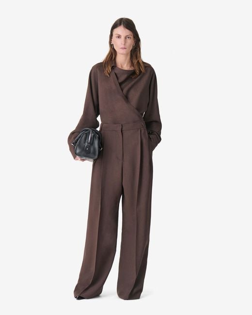 TOP PORTEFEUILLE FLUIDE IRO en coloris Red