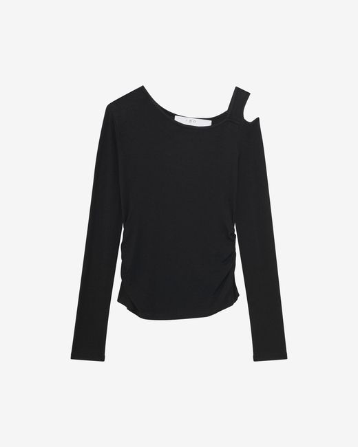 IRO Black Asymmetrical Top