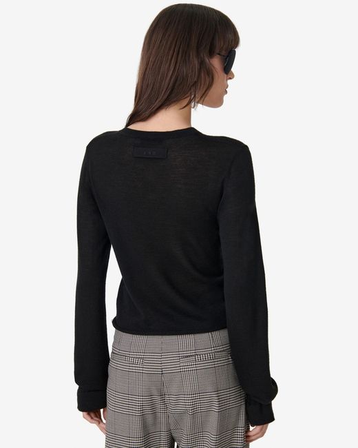 PULL À COL V IRO en coloris Black