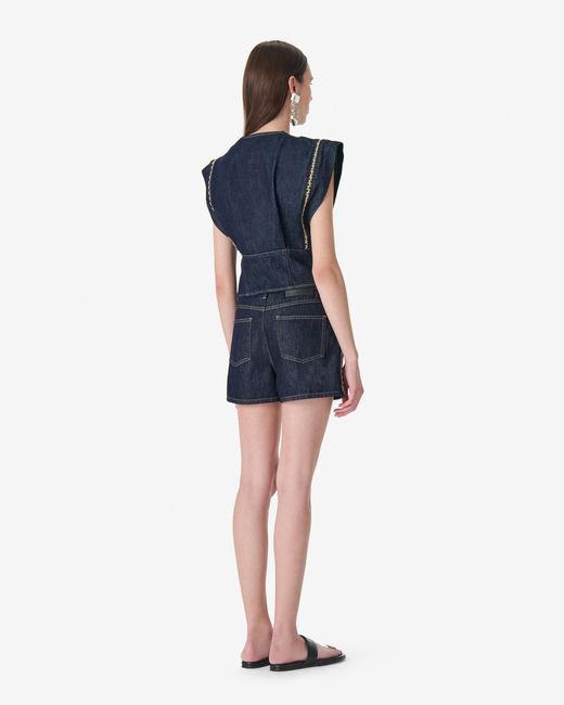 IRO Blue Denim Top