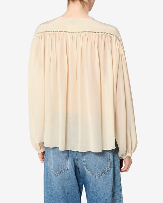 Isabel Marant White Nuna Top