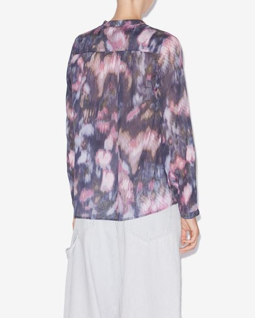 Isabel Marant Purple Maria Blouse