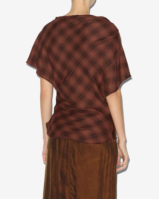 Top Neyela di Isabel Marant in Brown