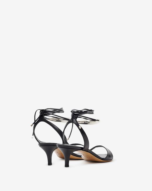 Isabel Marant White Alziry Sandals